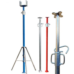Étais de coffrage réglables en acier galvanisé haute résistance, résistants à la corrosion, capacité de charge 800 kg, réutilisables pour usages variés - Product Image 3