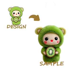 Coussin en peluche singe super doux personnalisé, faible MOQ, taille 10 cm, rembourrage en coton PP, unisexe - Product Image 4