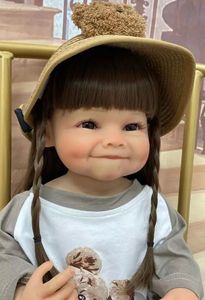 NPK 55CM poupée bébé Reborn en Silicone souple, réaliste, toucher doux, haute qualité, cadeaux pour enfants - Product Image 5