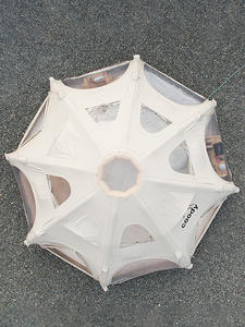 Tente gonflable ronde de maison d'air de style de <span class=keywords><strong>palais</strong></span> avec la tente extérieure de dôme de camping de protection UV de pompe libre - Product Image 3