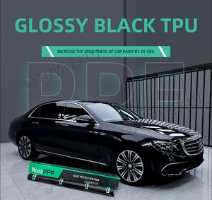 ฟิล์ม TPU PPF 7.5mil สีดำเงางามเป็นพิเศษไม่ชอบน้ำกันน้ำมันป้องกันรอยขีดข่วน1.52X15เมตรปกป้อง95% สีรถ - Product Image 5