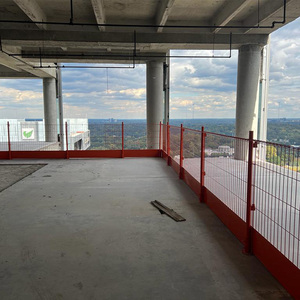 Hàng rào bảo vệ cạnh hàng rào biện pháp an toàn phòng ngừa mùa thu dây thép không thấm nước tráng tạm thời xây dựng trang web - Product Image 6