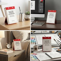 Calendrier de bureau personnalisé 365 jours, calendrier de bureau à feuilles détachables, impression personnalisée, calendrier de bureau 2026 2027
