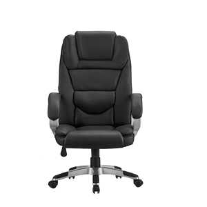 Silla de oficina de estilo moderno con diseño giratorio de cuero y material de nylon, muebles traseros de malla, tamaño de elevación, muebles de lugar general - Product Image 2