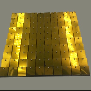 12"x12" 3D Hot Sale Metallic Mirror Effect Shimmer <strong>Sequin</strong> <strong>Wall</strong> <strong>Panel</strong> - Product Image 2