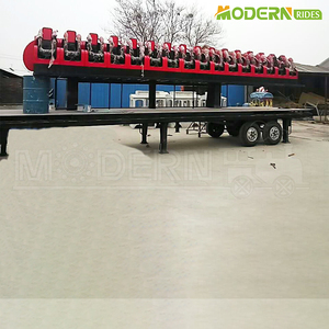 เครื่องเล่นสนามเด็กเล่นเคลื่อนที่ Manege Amusement Park Magic Portable Crazy Dance Mini Miami Carnival Rides Trailer ทำจากไฟเบอร์กลาส ใช้ได้ทั้งภายนอกและภายในอาคาร ได้รับการรับรองมาตรฐาน CE 10 - Product Image 5