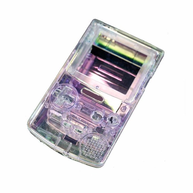 Handheld GameBoy Color Replacement Shell Case with Wired Plastic Housing Buttons and Screws Console Accessory