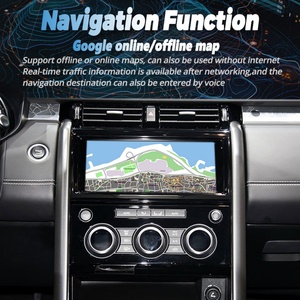 หน้าจอ QLED ขนาด 10.25 นิ้ว วิทยุติดรถยนต์ระบบ Android พร้อมระบบนำทาง GPS สำหรับรถยนต์ Land Rover Discovery 5 ปี 2017 2018 รองรับ CarPlay เครื่องเล่นมัลติมีเดียและวิดีโอ - Product Image 5