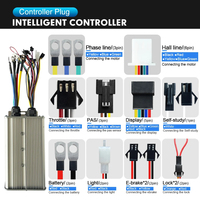 Kit de conversion de vélo électrique 48V 2000W 20 24 26 pouces 4.0 pneu moyeu de roue arrière moteur décrochage 190mm pour Ebike Fat Tire Motor Kit