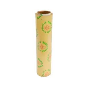 Hot Sale Best Fresh PVC Cling Film Good Stretch Casting Type with Color Box for Food Wrap Packaging