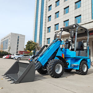 Teleskop pemuatan bersertifikat EPA 1000kg tele handler teleskopik lengan bom roda Mini pemuat - Product Image 4