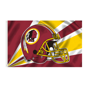 Bannière de haute qualité 3x5 pieds Personnalisée <span class=keywords><strong>Meilleur</strong></span> prix Polyester Drapeaux de l'équipe de la <span class=keywords><strong>NFL</strong></span> Washington Commanders Redskins - Product Image 1