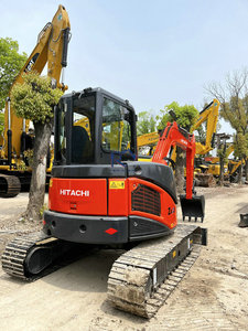 Mini-excavatrice sur chenilles Hitachi ZX50U d'occasion, 5 tonnes, moteur ISUZU d'origine japonaise, modèle 2024, excellent état, moteur principal - Product Image 5