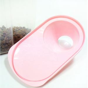 Contenitore per alimenti in plastica trasparente con coperchio ermetico colorato e tazza di misurazione cereali, legumi e <span class=keywords><strong>Dispenser</strong></span> di alimenti secchi - Product Image 5