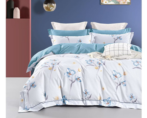 Couettes en coton personnalisées imprimées, nouveaux ensembles de housses de couette en coton imprimé, ensembles de literie imprimés avec taie d'oreiller - Product Image 6
