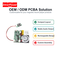 Module de lecteur de disques magnétiques téléchargeable par USB, carte son audio, lecteur de musique, solution PCBA pour boîte cadeau, carte DIY personnalisée
