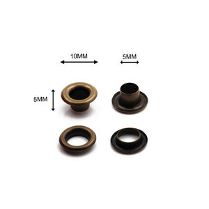 5mm iç gümüş tunç renk çanta için kuşgözü çanta giysi konfeksiyon aksesuarları <span class=keywords><strong>Metal</strong></span> kuşgözü - Product Image 3