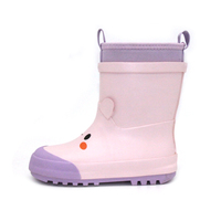 Bottes de pluie pour enfants personnalisées en dessin animé, support OEM ODM, bottes Wellington imperméables en caoutchouc naturel, vente en gros, fabricant professionnel