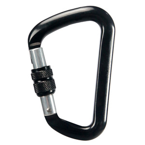 Mosquetón de Aleación de Aluminio en Forma de D Zhongyu, Gancho de Seguridad con Bloqueo de 30KND para Equipo de Escalada al Aire Libre - Product Image 1