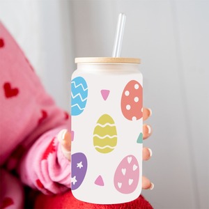 Vaso UV de 16oz <span class=keywords><strong>para</strong></span> la Cacería de Huevos de Primavera, Lindas Fundas <span class=keywords><strong>para</strong></span> Vasos de Pascua con Diseño Femenino, Adhesivos UV DTF <span class=keywords><strong>para</strong></span> Baby Shower, <span class=keywords><strong>para</strong></span> Transferencia de Logotipos - Product Image 3