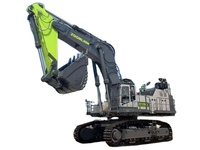 Excavadora de cadenas ZE1250G de 116 toneladas y 7.1-10m³ de capacidad de cazo, 567kW, con cazo reforzado y martillo rompedor