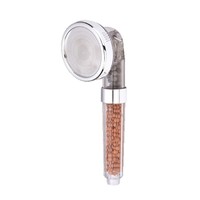 Pommeau de Douche Portable Qiying Nouveau Modèle en ABS à Ions Négatifs, Haute Pression, Affichage LED, Filtre Universel pour Usage Domestique