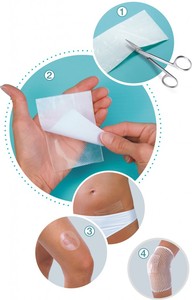 Pansement à usage médical hypoallergénique et respectueux de la peau - Product Image 6
