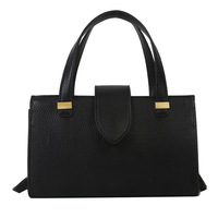 Sac fourre-tout de luxe grande capacité pour femme, style coréen, design simple, couleur unie, idéal pour la plage