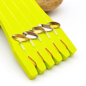 Vente chaude <span class=keywords><strong>Spinner</strong></span> <span class=keywords><strong>Rig</strong></span> Attaché Les Fils 3 #4 #5 #14 #16 #18 # Or Manches Crochet 5-pack De Pêche Rigs - Product Image 5