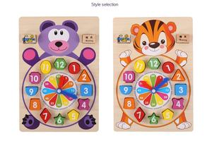 Creativo fai da te in legno digitale 3D <span class=keywords><strong>Puzzle</strong></span> educazione precoce di colore inglese abbinamento giocattoli per bambini - Product Image 5