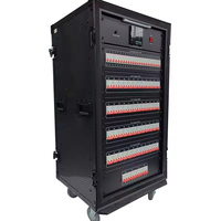 ABCCABLS Armoire de distribution électrique de scène de style américain à 90 circuits (en métal) 400A pour spectacles en direct à grande échelle