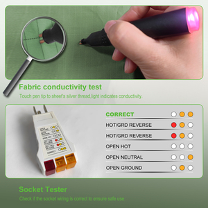 95% hữu cơ bông 5% Tinh Khiết Bạc sợi, căn cứ tấm Trái Đất kết nối bộ đồ giường được trang bị Trái Đất tấm với nền tảng dây - Product Image 3