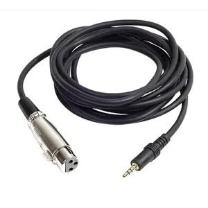 2.2m de longueur stéréo 3.5mm/35mm mâle vers XLR femelle câble d'extension Audio cordon pour ordinateur mélangeur Console de mixage haut-parleur