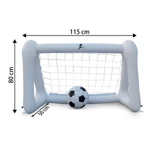 מפעל סיטונאי מחיר 0.25mm PVC מתנפח חיצוני משחק לילדים כדורגל המטרה שער מותאם אישית מתנפח צעצוע