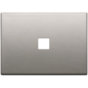 Placa Plana de Níquel Cepillado 3Mx1 12.5x9.5x1.4 Cm Accesorio de Cableado - Product Image 1