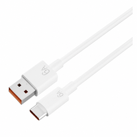 Cable USB-C de 8m para Carga Súper Rápida de 6A y Transferencia de Datos para Teléfonos, Computadoras, Auriculares, Bancos de Energía y Más
