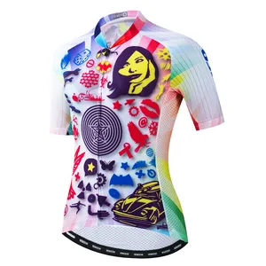 Nieuwe Vrouwen Ademend Wielertruien Pro Team Polyester Fiets Kleding Fietsen Shirts Tops Fiets Kleding