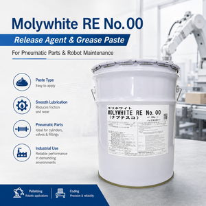 Molywhite RE Agent de démoulage et graisse pour pièces pneumatiques, essentiel pour l'entretien des robots dans le palettisation et le codage (pâte) - Product Image 1