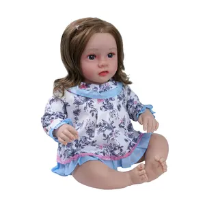 ベビーサイド卸売かわいい赤ちゃん人形女の子ライブ人形リアルなビニールシリコン生まれ変わったおもちゃ赤ちゃん生まれ変わった