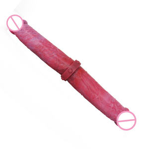 Dildo double tête, gros dildo <span class=keywords><strong>pour</strong></span> femmes, pénis factice surdimensionné et épais, utilisable des deux côtés, jouets sexuels lesbiens, produits de jeux <span class=keywords><strong>pour</strong></span> adultes - Product Image 1