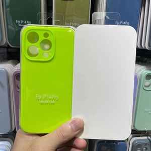 Étui de téléphone en silicone original de luxe pour 16/15/14/13/7/8 Plus/15promax/14promax SIN LOGO CON LOGO Design Antichoc - Product Image 4