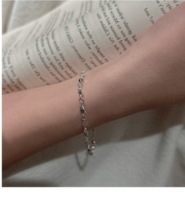 Bracelet rétro en argent sterling S925, style coréen, design de niche, boucle étoile à cinq branches, simple et tendance, premier bijou - Product Image 3