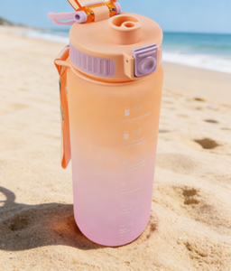 Botella de Agua Deportiva de Gran Capacidad con Marcador de Tiempo, de Plástico, Motivacional, para Escalar y Correr - Product Image 4