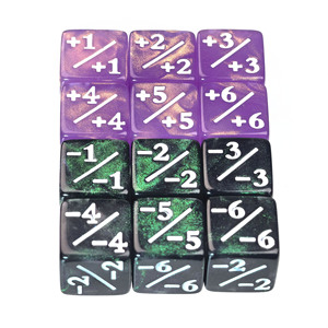 Juego de Dados Acrílicos para Enseñanza de Operaciones Matemáticas de Suma y Resta - Product Image 1