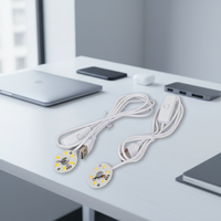 Carte de circuit imprimé en aluminium LED USB 5V DC, panneau PCBA LED blanc chaud tricolore pour base de lampe de nuit