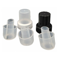 Bouchon intérieur en plastique PP réutilisable et étanche de 42 mm pour bouteilles de lessive, couleurs personnalisables, vente directe du fabricant