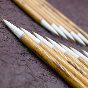 Pinceau d'écriture en poils de chèvre entièrement doux, logo personnalisé, grand format, <span class=keywords><strong>calligraphie</strong></span> décorative - Product Image 3