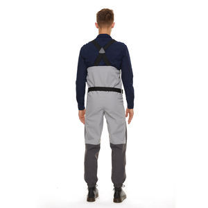 Cuissardes de pêche à la mouche 100% imperméables pour hommes, cuissardes de chasse avec chaussettes de pêche en néoprène - Product Image 3
