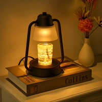 Verre moderne luxe décor à la maison lampe de table parfum bougie parfumée chauffe-lampe électrique meilleur cadeau de saint valentin pour les filles GU10