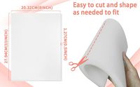 Paquete de 3 Almohadillas de Espuma de Compresión para Recuperación Postoperatoria de BBL y Liposucción, Servicio de Corte, 8 x 11 Pulgadas